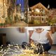 thumbnail image 4 of LED Solar String Lights Outdoor, 2 Sets of 200 LED Solar String Lights Waterproof 8 Functions, 22 m, for Summer Garden, Patio, Tent, Wedding, 4 of 4