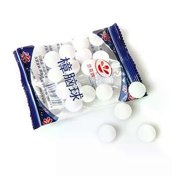 1-10 Bags Naphtaline Boules Camphor Moth Balls Safe Mildew Insect Mothballs Tablets Natural Camphor Mottenballen Pest Control