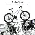thumbnail image 5 of 26 inch Mountain Bike for Teenagers Girls Women, Shimano 21 Speeds with Dual Disc Brakes and 100mm Front Suspension, 5 of 7