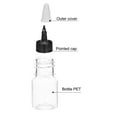 thumbnail image 3 of Uxcell 12Pcs 0.15oz/5ml Botellas Exprimibles, Botellas Dispensadoras Transparentes con Tapas de Rosca, Botella Plástica para Ketchup, Mostaza y Manualidades, 3 of 6