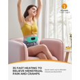 thumbnail image 2 of Heating Pads Electric for Neck and Shoulders, CooCoCo Large Heat Pad with 6 Heat Settings, Gifts for Dad Mom Women Men, Fast-Heating, Auto Shut Off, Machine Washable, 24"x37", Bl, 2 of 8