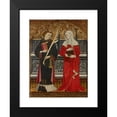 thumbnail image 2 of Pere Vall 14x18 Black Modern Framed Museum Art Print Titled - St. Stephen and St. Mary Magdalene (1400), 2 of 5