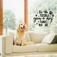 thumbnail image 3 of Dog Paws Wall Decal Big Size Inspirational Quotes Wall Sticker Waterproof Wall Art Decor Removable Classroom Library Kid's Room Bedroom Wall Decor Wall Sticker Vinyl Transfer, 3 of 9