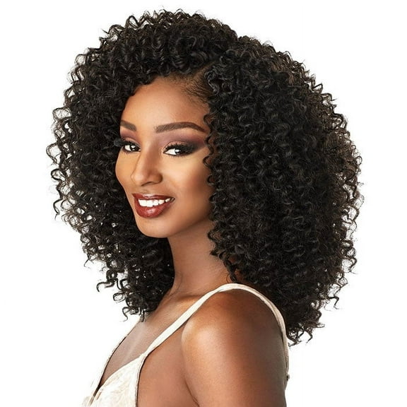 Sensationnel Lulutress Island Twist 12 Braid Crochet Curly Natural Hair Flame Resistant Synthetic Fiber Hair Extensions