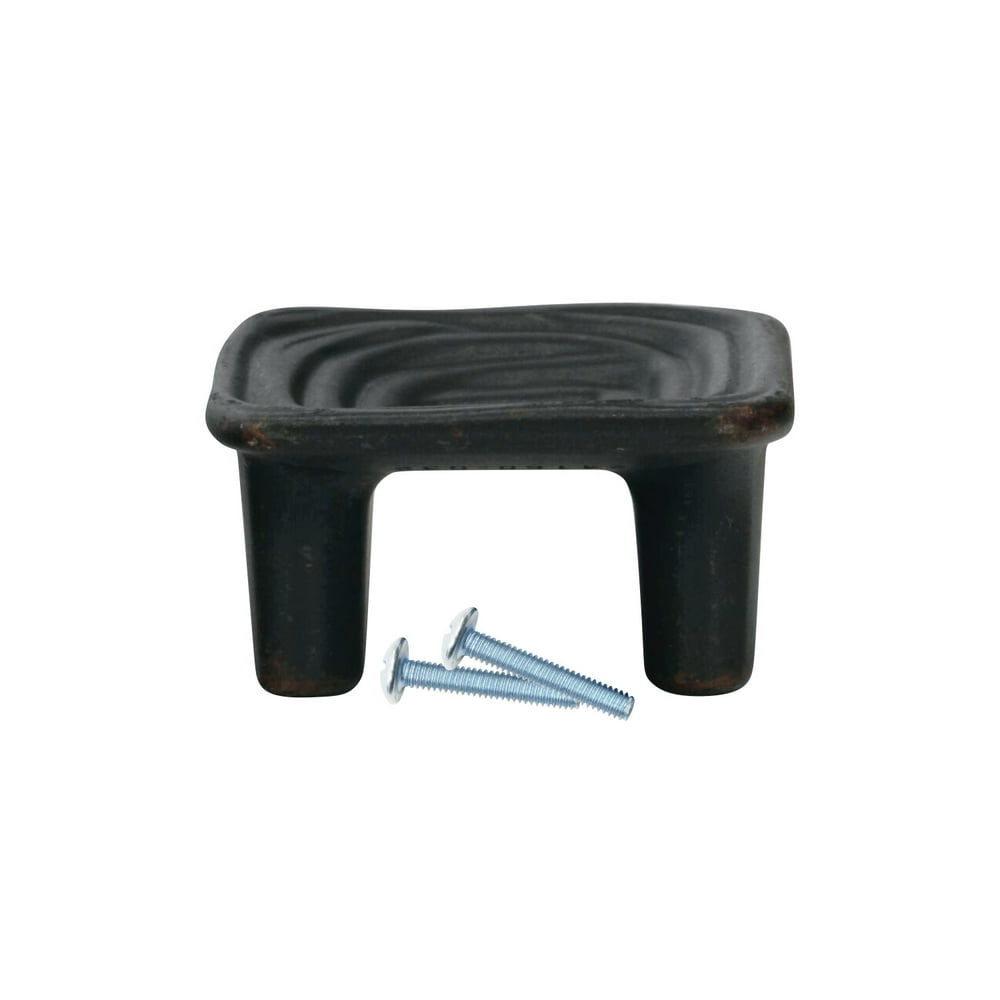 Mini Momentum Square Style Antique Metal Hardware Knob Finger