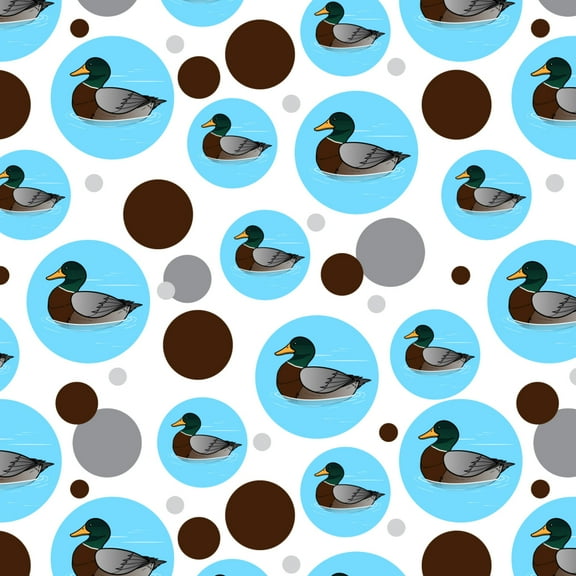 Duck Swimming in Water Premium Gift Wrap Wrapping Paper Roll