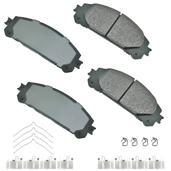 Pastillas de freno de disco delanteras Akebono ACT1324A cerámicas para Lexus NX200T