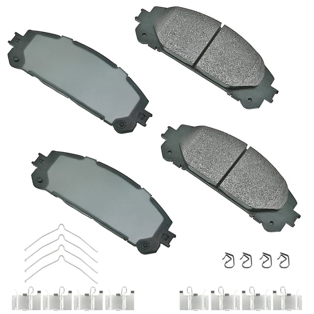 Pastillas de freno de disco delanteras Akebono ACT1324A cerámicas para Lexus NX200T