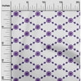 thumbnail image 2 of oneOone Cotton Poplin Twill Purple Fabric Block Quilting Supplies Print Sewing Fabric By The Yard 56 Inch Wide, 2 of 6
