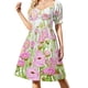 thumbnail image 1 of Vestido rosa ranúnculus buttercup field de manga corta vestidos de mujer vestido de noche vestido largo de mujer, 1 of 6