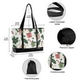 thumbnail image 2 of FORMRS Laptop Tote Bag for Women with 15.6" Computer Compartments Handbag, White Christmas Holly, 2 of 7