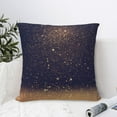 thumbnail image 4 of Pofeuu Gold Black Glitter Print Double-sided plush pillowcase Square Throw Pillow Covers Pillows Cover for Living Room Bedroom Sofa Couch Cushion Cover（No pillow core）-22"x22", 4 of 7
