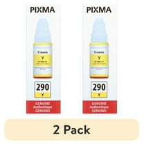 (2 pack) Canon PIXMA GI-290 Ink Bottle Inkjet - Yellow - 7000 Pages - 2.37 fl oz - 1 Each
