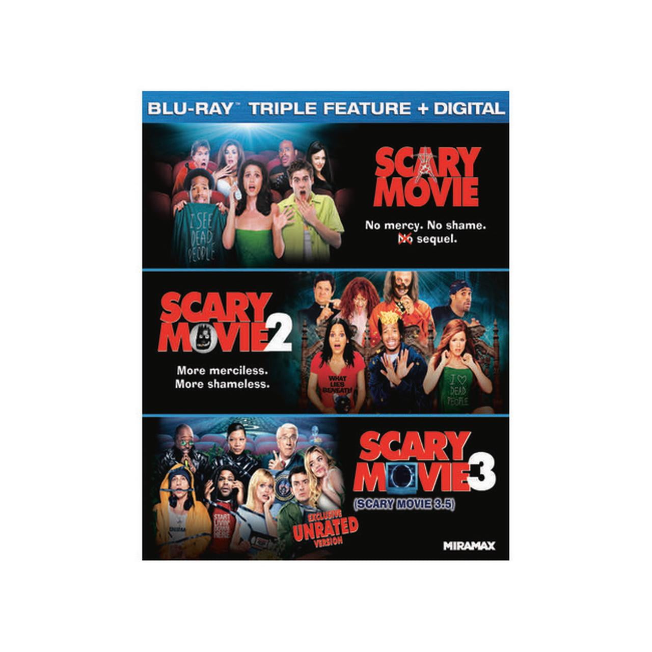 PARAMOUNT SDS SCARY MOVIE COLLECTION BLU RAY 3 DISC SCARY MOVIE 1 2 3 WS BR59512623 Walmart