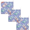thumbnail image 6 of Coolnut 5 PCS Christmas Rabbits Cartoon Baby Muslin Washcloths, Snowflake Face Towel Burp Cloths Ultrasoft Absorbent Cotton Bath Wipes Towels for Newborn Boys Girls, 6 of 6