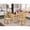 Oak, variant on East West Furniture Dining Room Set Mahogany, MZDU5-MAH-LC