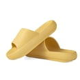 thumbnail image 1 of Pillow Slides, Pillow Slides,Unisex Shower Slide Sandal Summer Slippers Non-Slip Soft Pool Slides with Thick Sole,Open Toe Style Slippers,Ultra-Soft Slippers Extra Soft Cloud Shoes Yellow 37-38, 1 of 5