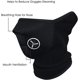 thumbnail image 2 of Mascarilla facial en negro perfecta para invierno y deportes: Esquí, snowboard, BMX, ciclismo, correr, senderismo, paintball y actividades al aire libre., 2 of 5