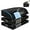 Black, variant on Foot Rest Under Desk for Office Use, Gel Memory Foam Foot Stool with 3 Adjustable Heights and Feet Warm Pocket for Back, Hip, Legs Discomfort Relief, Ergonomic Footrest for Office Chair & Gaming Chair