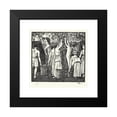 thumbnail image 2 of Lucien Pissarro 20x20 Black Modern Framed Museum Art Print Titled - De Wijn Harvest (1899), 2 of 5