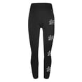 thumbnail image 6 of Feancey Todays Daily Sales Cute Leggings for Women Valentines Day Heart Letter Print Tummy Control Yoga Pants Holiday Casual Stretchy High Waisted Workout Tights Black L, 6 of 7