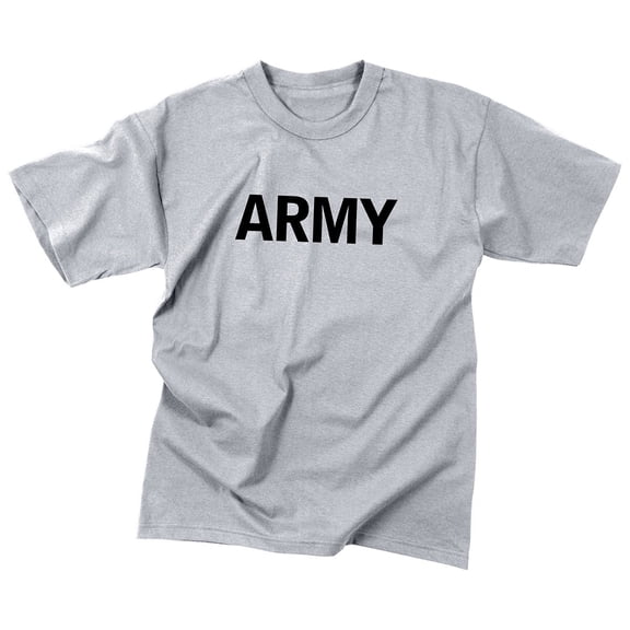 Rothco Kids Army Physical Training T-Shirt - Grey, Large
