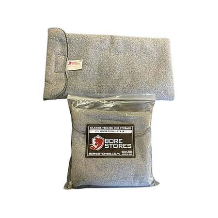 Bore Stores Silicone-Treated Scoped Pistol Case 18 x 10 Gray