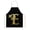 E, variant on Leaveforme Golden Letter Alphabet Pattern Kitchen Apron Sleeveless Cooking Cleaning Tools