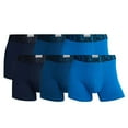 thumbnail image 1 of CR7 Hombre Calzoncillos, Paquete de 6 - Trunks, Algodón Orgánico elástico Azul S (Small), 1 of 4