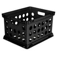 thumbnail image 1 of Sterilite Stackable Sturdy Storage Crate Organizer Bins w/ Handles, 18 Pack, 1 of 8