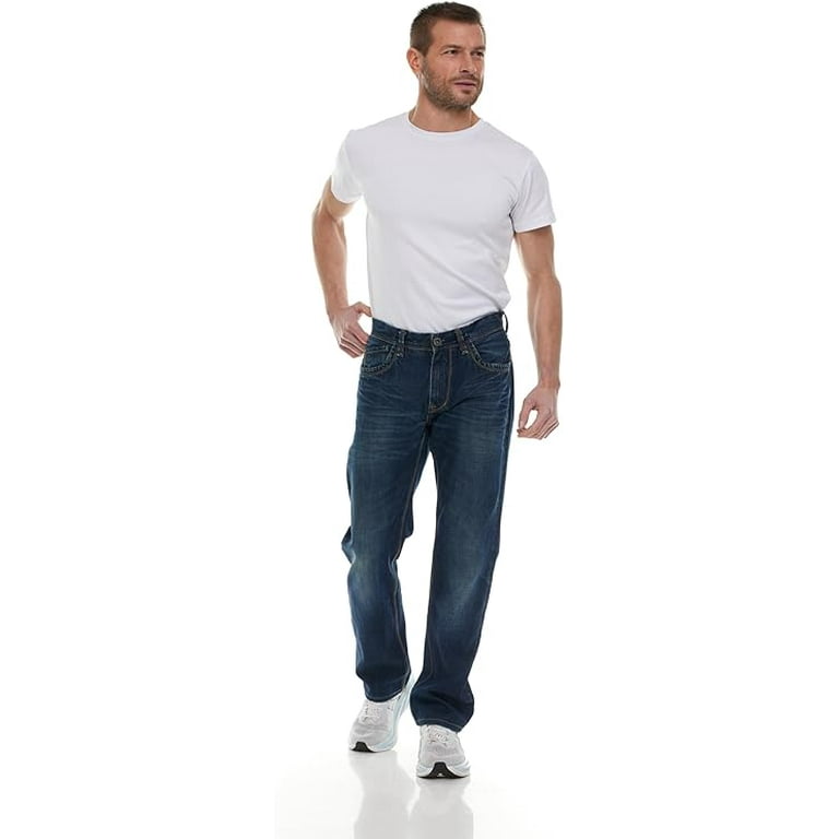 24 Pack Mens Wholesale Jeans Pants, Classic Fit Relaxed Bulk Denim