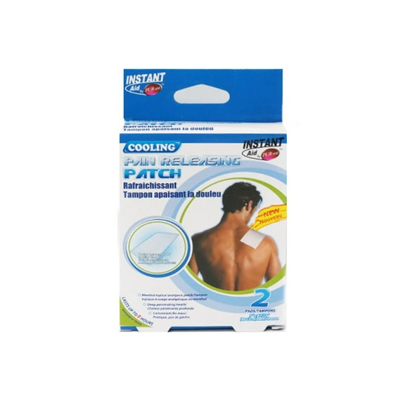 Instant Aid- Cooling Pain Releasing Patch (2 Pads In 1 Pack) (Pack of 3) By Purest