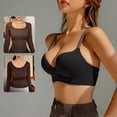 thumbnail image 6 of Blmnix Minimizer Bras Bralettes for Women Push Up Bra Balconette No Underwire Bra Black Sports Bra,S, 6 of 6