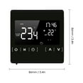 thumbnail image 3 of Smart LCD touch screen thermostat, suitable for home programmable electric floor heating system temperature regulator, AC 85-250V temperature controller, 3 of 8
