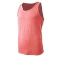 thumbnail image 3 of Ma Croix Tri Blend Tank Top Slim Fit Ultra Soft Cotton Active Comfort Tee, 3 of 6