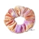 thumbnail image 1 of Coletero de terciopelo Tie Dye con bolsillo con cremallera, lazo elástico para el pelo, accesorios para el cabello de moda, 1 of 2
