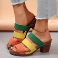 thumbnail image 2 of Mostsola Open Toe Sandals for Women 2025 Fashion Gladiator Sandals Hollow Out Strappy Heels, 2 of 8