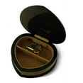 thumbnail image 2 of Simply Elegant and Expressive 30 Note Heart Shaped Floral Wood Inlay Musical Jewelry Box - All I Ask of You, 2 of 2