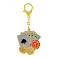 thumbnail image 2 of Llavero De Buena Fortuna Del Ganador De Los Dados Del Póker De La Riqueza De La Mano Ganadora Del Feng Shui, 2 of 5