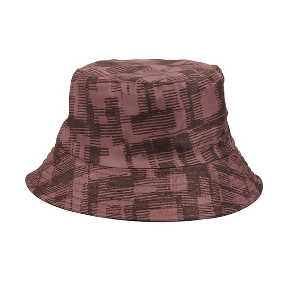 Fewfanhot Plaid Print Fisherman Cap for Men Women, Vintage Tartan Checkered Sun Hat, Breathable Lightweight Cotton Bucket Hat for Beach Travel Casual Daily Wear Gift