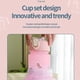 thumbnail image 3 of Buy 2 get 10% off 2 Pcs Gradient Plastic Cup Set Large Capacity Sports Water Bottle Outdoor Travel Gym Fitness Student Portable Cup, 3 of 4