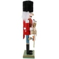 thumbnail image 4 of HOMEMAXS Plush MultiColored Nutcracker Figure for Christmas Decoration Holiday Ornament 7.5 Inches, 4 of 8