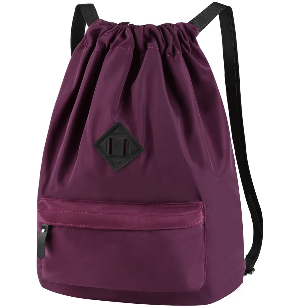 drawstring sports backpack