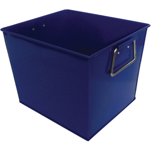 Neu Home Square Metal Bucket, Blue
