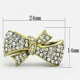 thumbnail image 2 of IP Gold(Ion Plating) Stainless Steel Ring with Top Grade Crystal in Clear for Women Style TK1032, 2 of 3