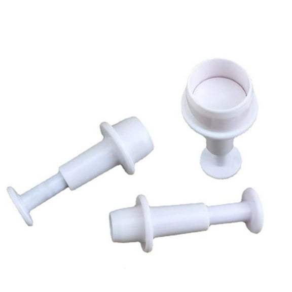 WE-POLUJ Fondant Plunger Cutter Cake Decorating Supplies Fondant Molds Plastic Material
