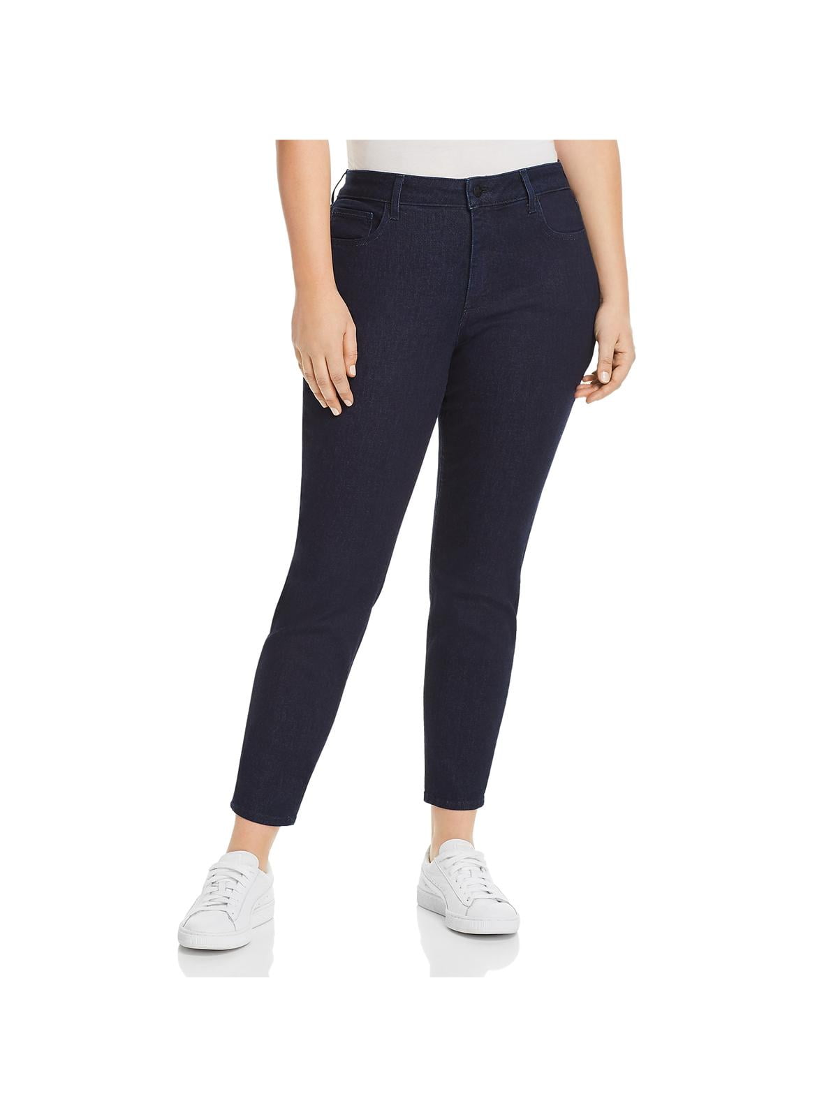 NYDJ Womens Plus Ami Denim Lift Tuck 