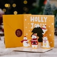 thumbnail image 6 of 6pcs/set 3D Pop-Up Christmas Cards Handmade Holiday Xmas Greeting Card with Envelopes Stickers for New Year Party Postcard Gift, 6 of 19