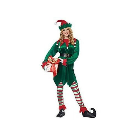 Adult Christmas Elf Costume Large/X-Large Green