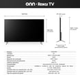 thumbnail image 3 of TV Onn 75 pulgadas QLED 4K Roku TV 75CQ10TR, 3 of 10